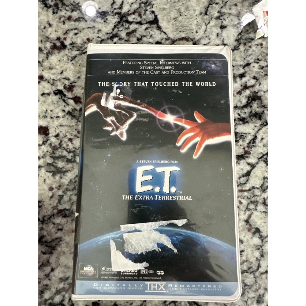 E.T. The Extra-Terrestrial (VHS, 1996, Clamshell)